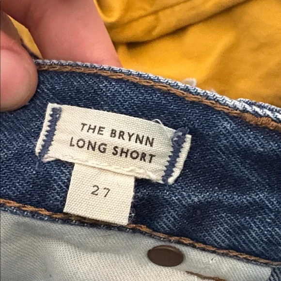 Madewell Brynn Long Cut off Denim Short - Picture 5 of 5